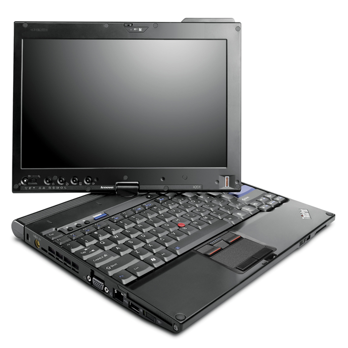 <B>Thinkpad X201T NU823GE/309323G<br>Academics</B> -i7-640LM (2,13GHz), 4GB, 320GB, 12.1" LED Multitouch WXGA 1280x800, Intel QM57, a/g/n WLAN, Bluetooth, Secure Chip, Fingerprint, Camera, 8-Zelle, Win7 Prof. 32, 3J. Garantie <B>Thinkpad X201T NU823GE/309323G<br>Academics</B> -i7-640LM (2,13GHz), 4GB, 320GB, 12.1" LED Multitouch WXGA 1280x800, Intel QM57, a/g/n WLAN, Bluetooth, Secure Chip, Fingerprint, Camera, 8-Zelle, Win7 Prof. 32, 3J. Garantie