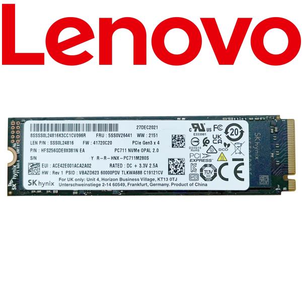 Lenovo 512GB M.2 PCIe NVMe SSD OPAL2.0 Campus