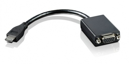 Lenovo mini-HDMI to VGA Adapter #4X90F33442